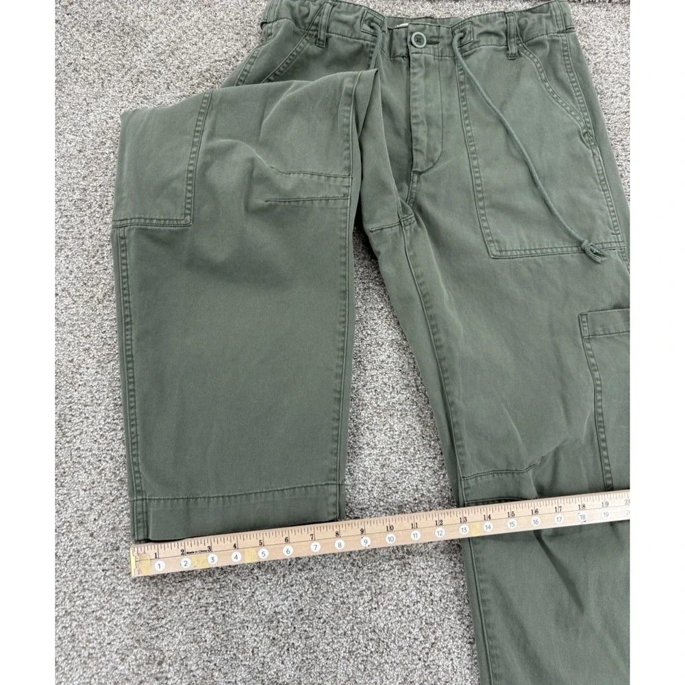 Pistola Sabrina Curved Utility Pants in Meadow Women's 27 Green Barrel Leg Twill - Picture 11 of 11